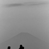 湘南から富士山を望む