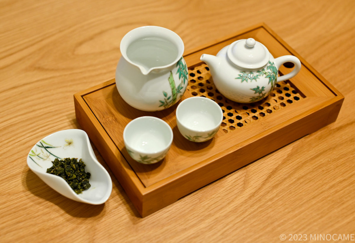 王瑞珍茶業有限公司の玉山烏龍茶を工夫茶で