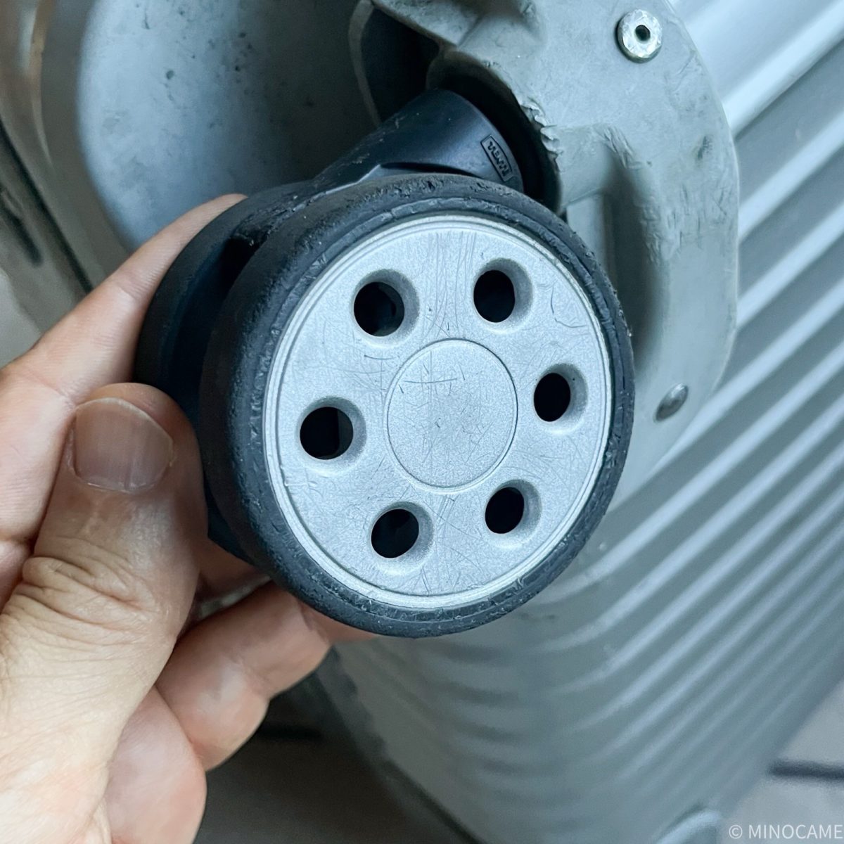 交換前の使い込んだホイール（３）