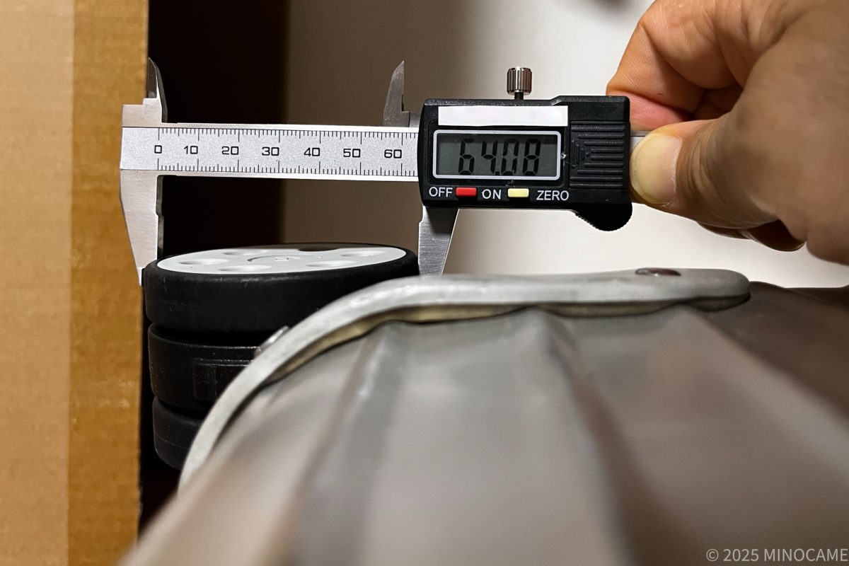 RIMOWAのキャスターサイズ