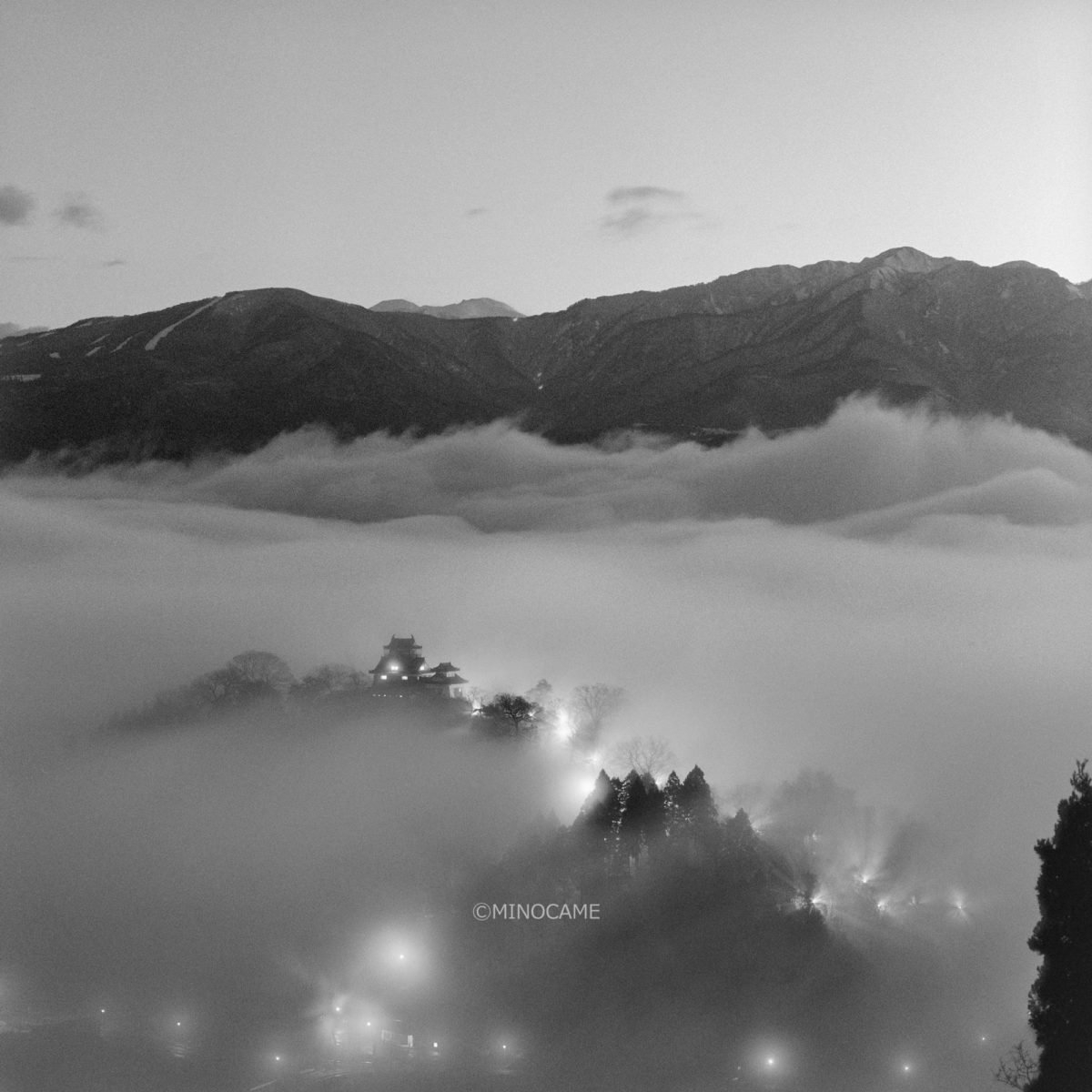 福井県大野城　天空の城