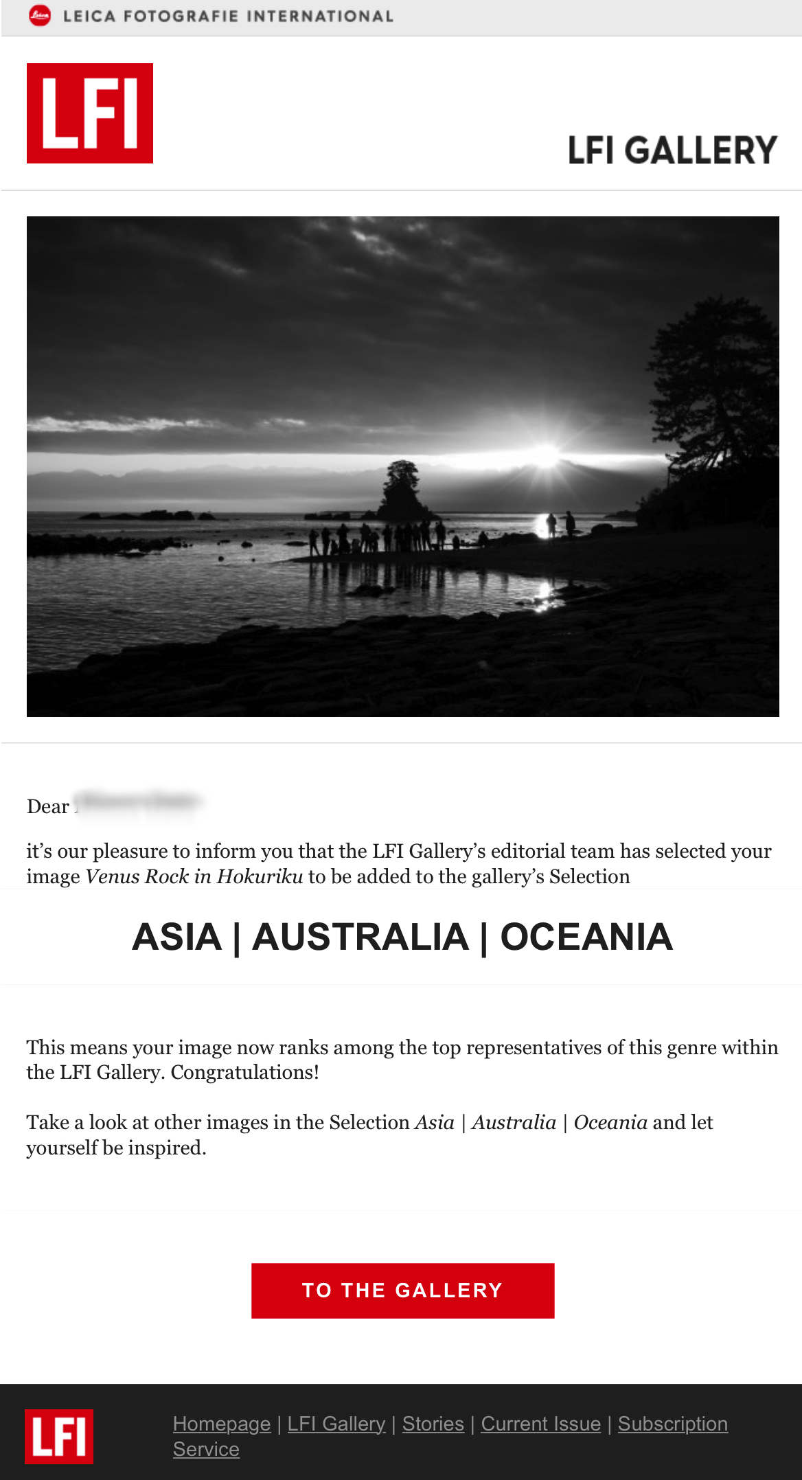 LFI Gallery編集部からのメール